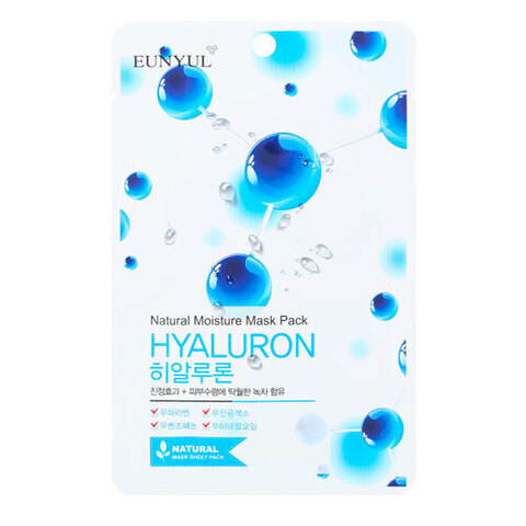 Eunyul Natural Moisture Mask Pack Hyaluron -  Маска тканевая с гиалуроновой кислотой