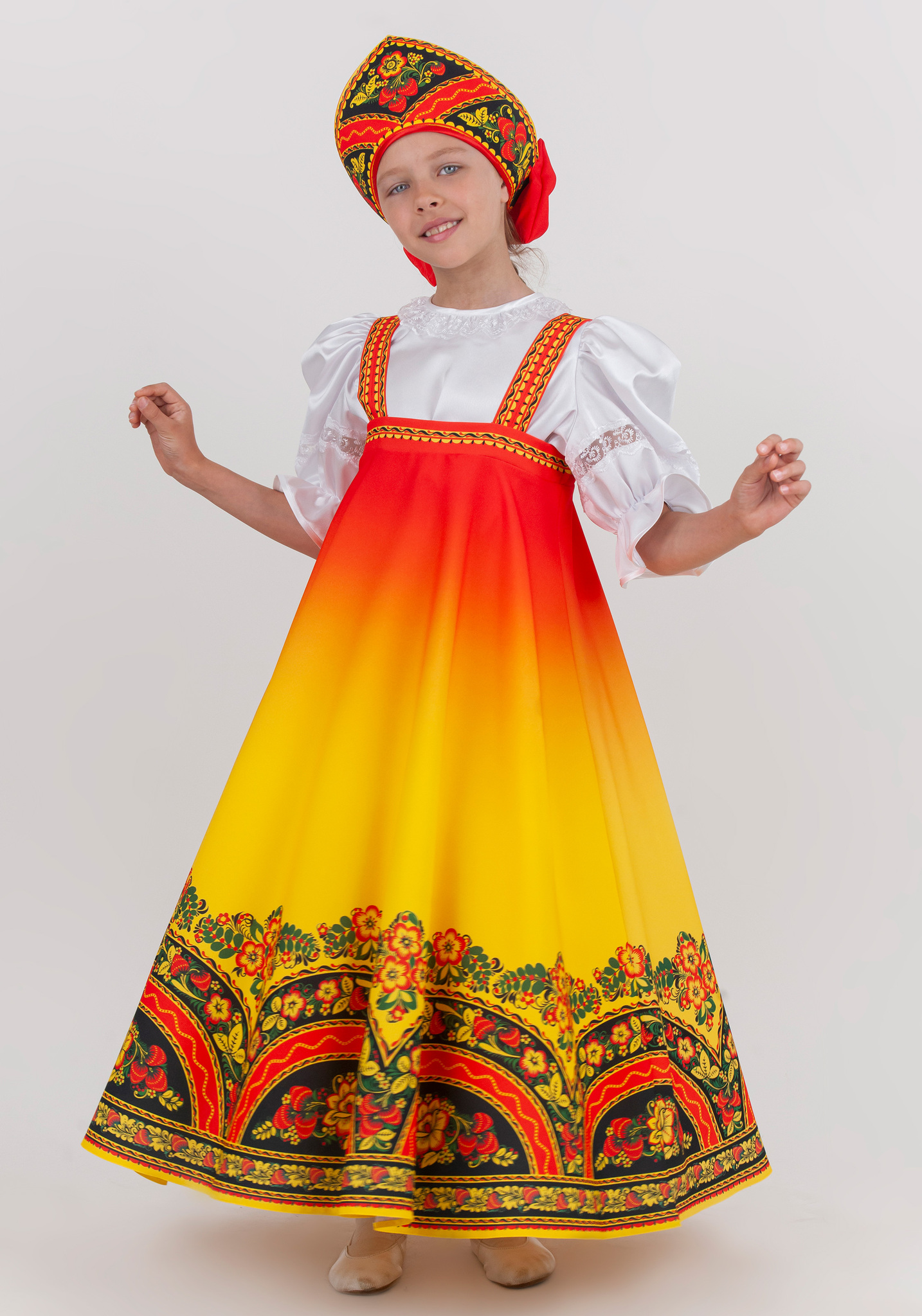 Купить русский народный костюм для девочки в Санкт-Петербурге недорого: интернет-магазин АРЛЕКИН