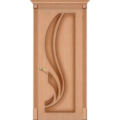 Купить Межкомнатная дверь шпон Лилия дуб глухая