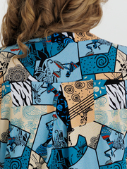 4630 Туника на пуговицах