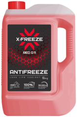 Антифриз X Freeze красный канистра G-11 5 кг
