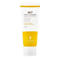 TISHA Функциональная пенка для глубокого очищения против прыщей - Tisha AC7 foam cleansing, 100г