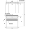 Aquanet 238369 Тумба с раковиной Алвита 100 цв.белый (238369)
