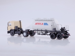 MAZ-5432 beige with semitrailer ASP-25 1:43 AutoHistory