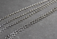 Цепочка-колечки 2,5 мм, покрытие родий