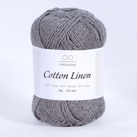 Пряжа Infinity Cotton Linen 6030 серый