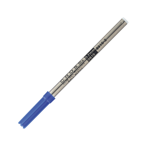 Стержень Cross для ручки-роллера, Slim, F, Blue, блистер (8910-2)