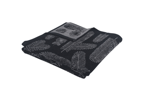 Махровое полотенце черное, 70*140см