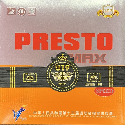 Накладка для настольного тенниса 729 Presto-Speed MAX