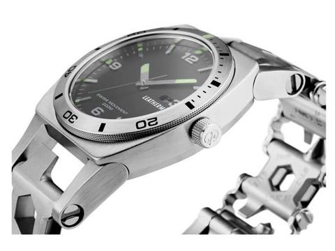 Мультитул с часами Leatherman Tread Tempo Steel, 30 функций (832421) | Multitool-Leatherman.Ru