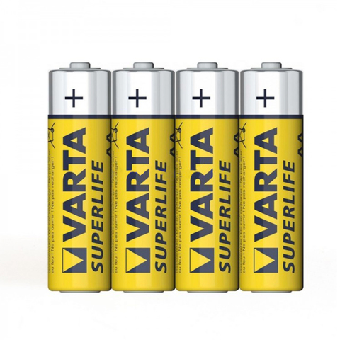 Батарейка VARTA Superlife (Super Heavy Duty) Mignon 1.5V - R6P/AA 4 шт в пленке