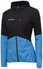 Элитная женская беговая куртка Noname Training Jacket Clubline Hood Wo's Black-Blue