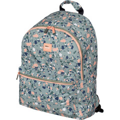 Рюкзак школьный Milan Terrazzo Green 41х30х18 см, зелено-розовый, 624605TZG