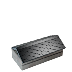 Парапет полимеркомпозитный Everest 250*510 (1 кирпич) черный