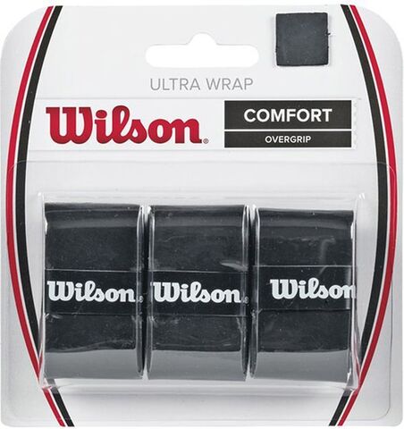 Намотки теннисные Wilson Ultra Wrap 3P - black