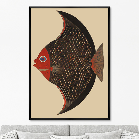 ArtNoMore - Репродукция картины на холсте Angel Fish drawing, No 2, 2024г.