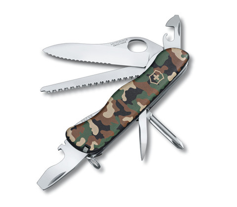 Складной нож 111 мм. Victorinox Trailmaster One Hand Camouflage (0.8463.MW94)