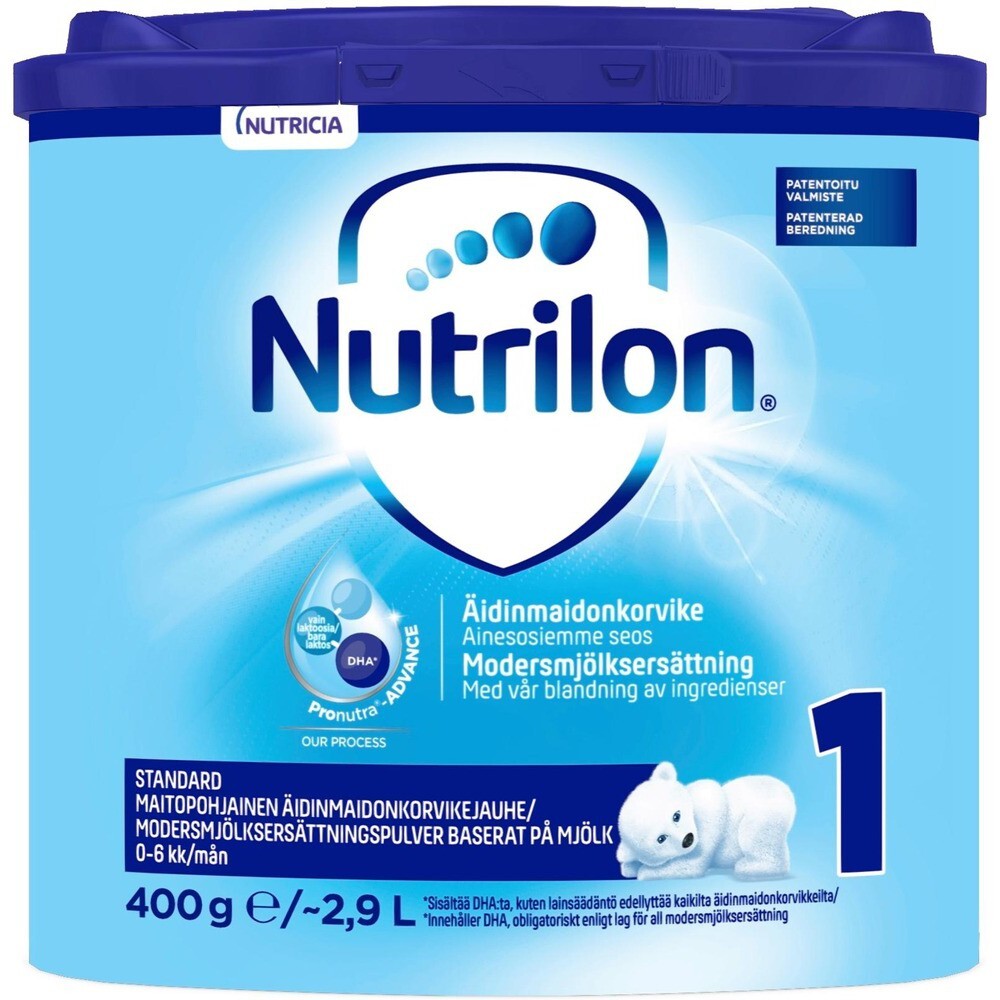 Сухая смесь Nutrilon Standard 1 400G, Maitopohjainen  Aidinmaidonkorvikejauhe, 0-6 Kk – купить за 1 443 ₽ с доставкой из Финляндии