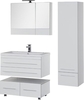 Aquanet 212866 Тумба с раковиной Aquanet Верона 90 белый (подвесная 2 ящика) (212866)