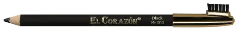 El Corazon карандаш для бровей 300 Black