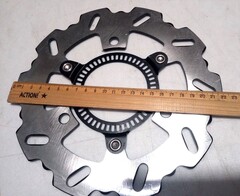 Диск задний тормозной ARASHI для KAWASAKI NINJA Z300/EX300 ABS 400 13-16 г.в./KLE 300 Versys-X/ ER300