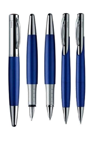 Ручка перьевая Rotring Initial, Metall Blue CT, M (S0210890)