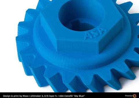 Пластик для 3D-принтера Fillamentum ASA Extrafill Sky Blue