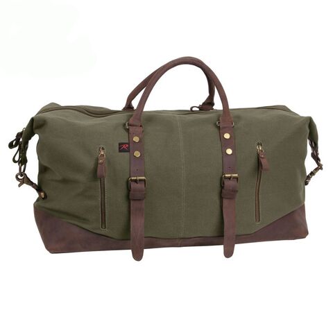 ROTHCO Extended Weekender Bag GREEN BROWN