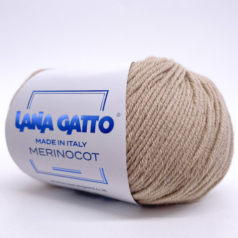 Пряжа Lana Gatto Merinocot 14522 натуральный (уп.10 мотков)