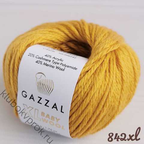 GAZZAL BABY WOOL XL 842, Горчица