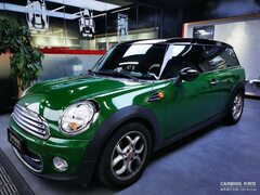 Пленка PET зеленая глянцевая Olive Green Carbins