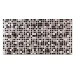 Декоративная стеновая панель ПВХ Мозаика черная 960х480 мм