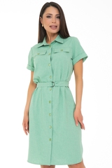 Платье-рубашка Сидни (лайм) Diolche