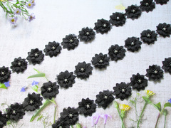 Кружево плетеное, ш. 4,5-5 см, чёрный