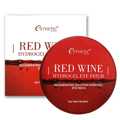 Esthetic House Red Wine Hydrogel Eye Patch - Гидрогелевые патчи с экстрактом красного вина