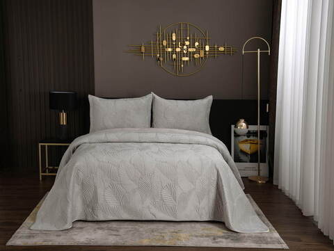 Покрывало 160х220 и наволочка 50х70 Sofi De MarkO Ноэль белое