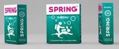 Презервативы SPRING BUBBLES с пупырышками - 3 шт. - 