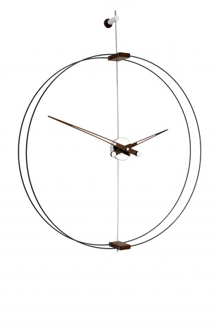 Часы Nomon Special (75 см) (основание - венге в отделке черный фиберглас/стрелки венге)