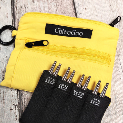 Набор укороченных съёмных спиц 8 см Chiaogoo Twist Shorties Set