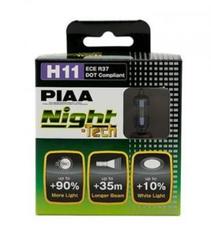 PIAA BULB NIGHT TECH 3600K HE-824 (H11) / Лампа накаливания (комплект из 2шт)