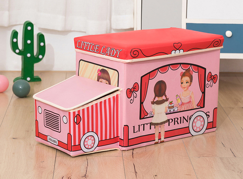 Коробка для хранения игрушек и вещей Blonder Home Little Princess CAR/37