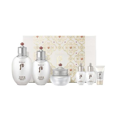 The History of Whoo Gongjinhyang Seol Whitening 3 Pieces Set Набор уходовой косметики осветляющий