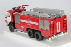 KAMAZ-53215 AV-20 air-foam extinguishing fire brigade #42 SPB LOMO-AVM 1:43