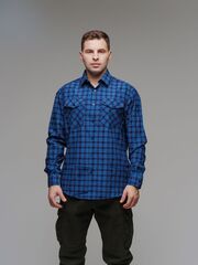 Рубашка мужская прямого кроя фланель Stronger