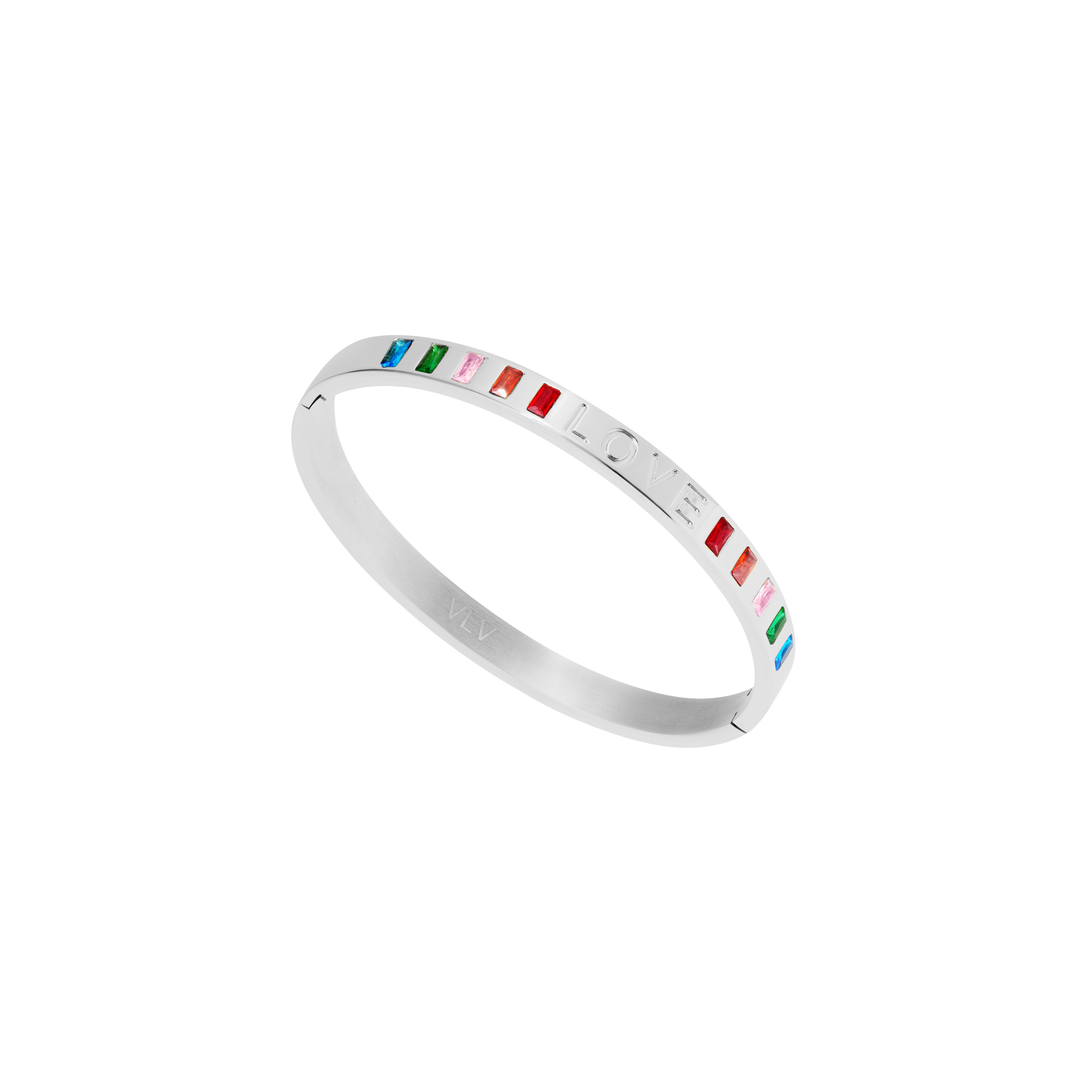 

Браслет Love Multicolored Crystals - Silver