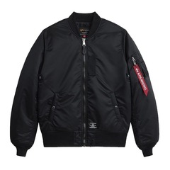 Бомбер Alpha Industries MA-1 Mod Flight Jacket Black (Черный)