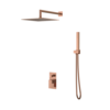 Boheme 474-3-CB Смеситель встроенный для душа QUBIC Copper Brushed