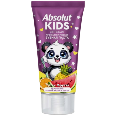 Зубная паста Absolut Kids Тутти Фрутти 75гр