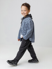 брюки  для мальчика  КР 400831/антрацитовый 3902 к614