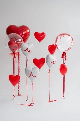 Сет гелиевых шаров От всего сердца
